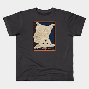 Cute fluffy doggo Kids T-Shirt